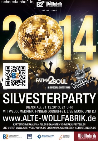 Silvesterparty, Fatma2Soul&Special Guest Werbeplakat