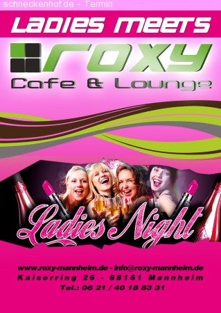 Ladies Night mit Roxy Werbeplakat