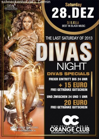 DIVA NIGHT Werbeplakat