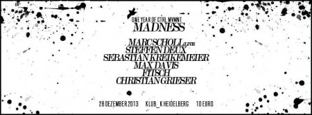 One Year Ctrl Mvmnt Madness (Techhouse) Werbeplakat