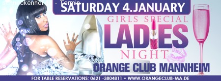 Oc | Ladies Night - Black Music | 04.01 Werbeplakat