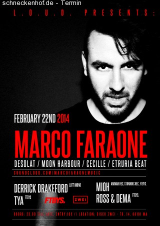 L.O.U.D. with Marco Faraone Werbeplakat