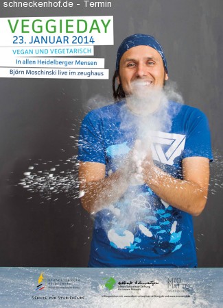 2. Veggieday in den Heidelberger Mensen Werbeplakat