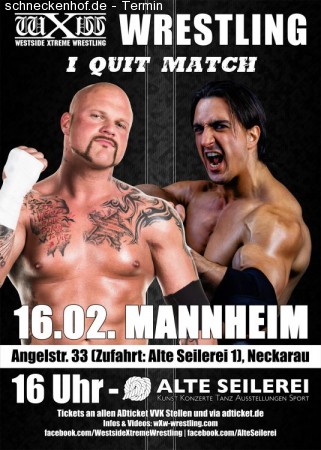 wXw Wrestling Werbeplakat