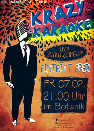 Krazy Karaoke Werbeplakat