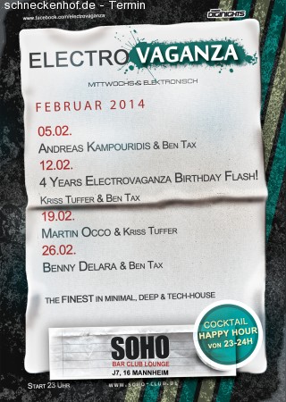 Electrovaganza Werbeplakat