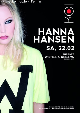 Hanna Hansen Werbeplakat