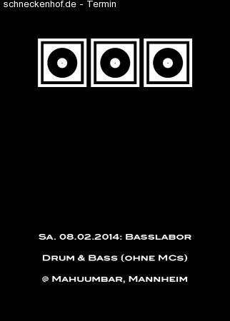 Basslabor feat. DJ Nuera (UK) Werbeplakat