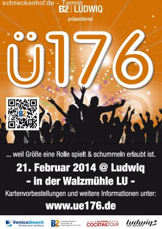 Die Ü176 Party Werbeplakat