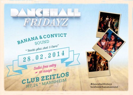 Dancehall Fridayz Werbeplakat