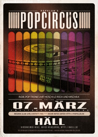 Popcircus Werbeplakat