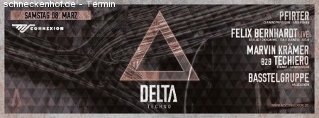 Delta Techno feat. Pfirter Werbeplakat