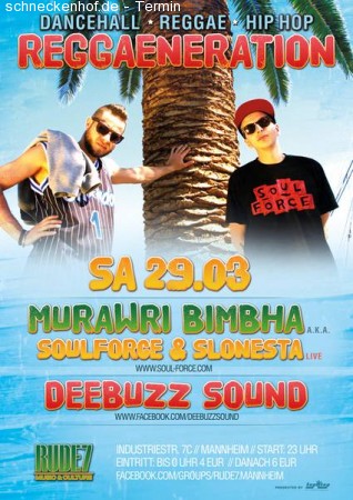 Reggaeneration mit Murawri Bimbha (live) Werbeplakat