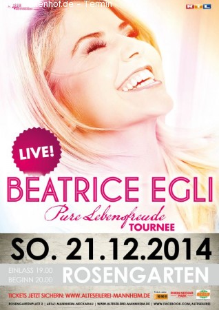 Beatrice Egli Werbeplakat