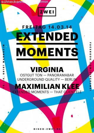 Extended Moments Werbeplakat