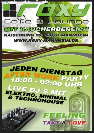 After Work Party Werbeplakat