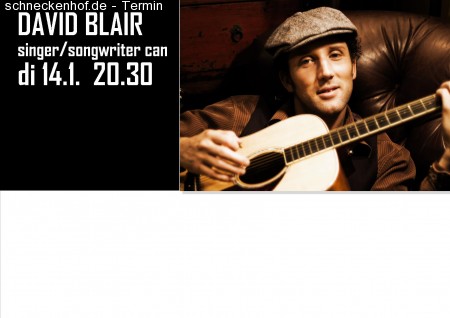 David Blair (Singer/Songwriter Kanada) Werbeplakat