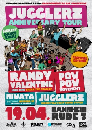 Jugglerz Anniversary Tour Werbeplakat