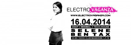 Electrovaganza - DJane Selene Werbeplakat