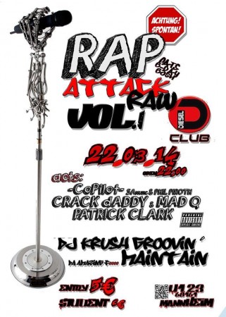 Rap Attack Raw Werbeplakat