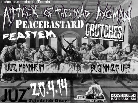 Easter Grind & Crust Attack Werbeplakat