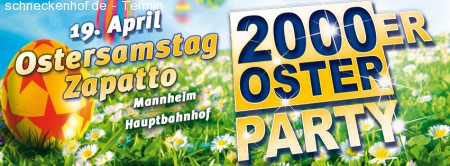 2000ER OsterParty Werbeplakat