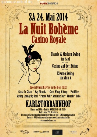 La Nuit Bohème Werbeplakat