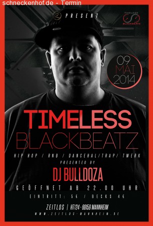 A Timeless Blackbeatz Party Werbeplakat