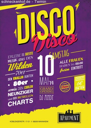 Disco Disco Werbeplakat