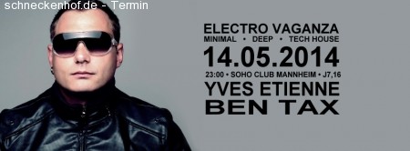 Electrovaganza • Yves Etienne in the Mix Werbeplakat