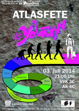 Atlasfete #Yolozän Werbeplakat