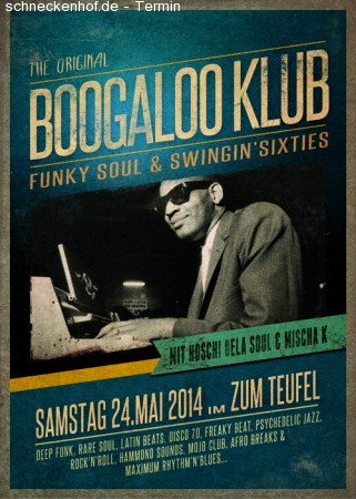 Boogaloo Klub Werbeplakat