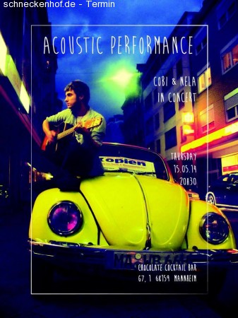 Acoustic Concert Performance Werbeplakat