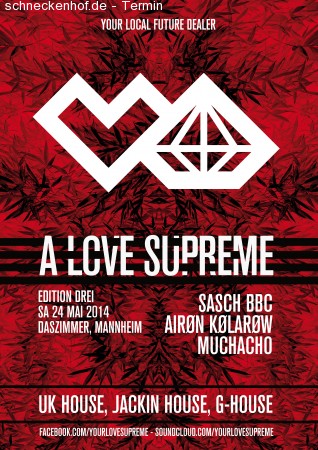 A Love Supreme /w Sasch BBC Werbeplakat