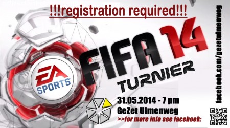 Fifa 14 - Turnier! Werbeplakat