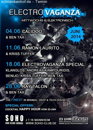 Electrovaganza - Ramon Laurito Werbeplakat