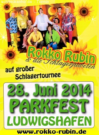 Rokko Rubin & die Schlagerjuwelen Werbeplakat