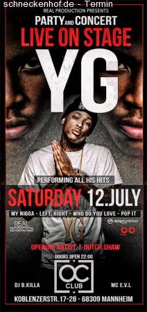 YG - Live On Stage Werbeplakat