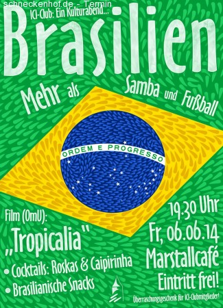 ICI-Club: Brasilien – Info Abend Werbeplakat