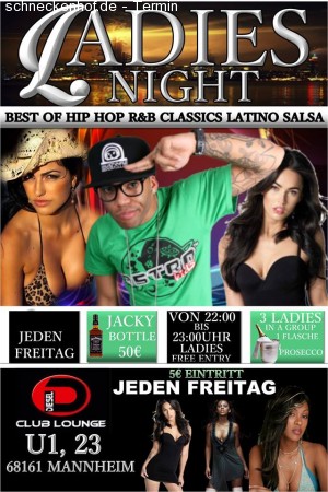 BIG LADYS NIGHT Hip Hop R&b Latino Werbeplakat