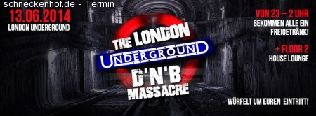 DnB & House MASSACRE Werbeplakat