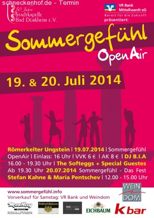 Sommergefühl OpenAir Werbeplakat