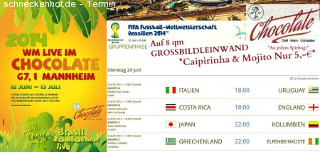 Chocolate WM Brasil Werbeplakat