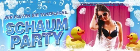 Schaum Party Werbeplakat