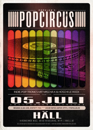 Popcircus Werbeplakat