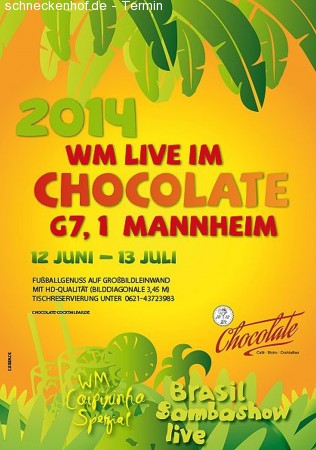 Chocolate WM Deutschland / Algerien Werbeplakat