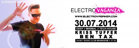 Electrovaganza • Kriss Tuffers BDAYFlash Werbeplakat