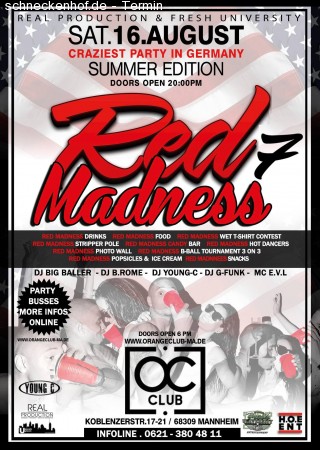 Red Madness 7 Werbeplakat