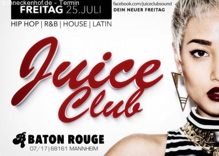 Juice Club Werbeplakat