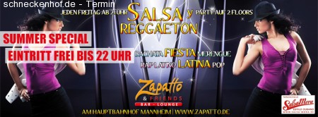 Salsa y Reggaeton Werbeplakat